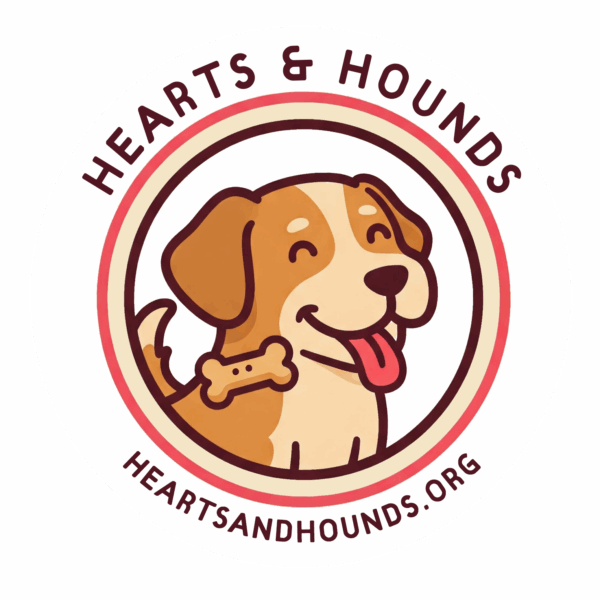 Hearts and Hounds Sticker
